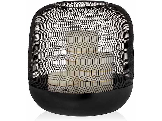 Riverdale windlicht oly 30cm zwart (2x) - afbeelding 7 van  7