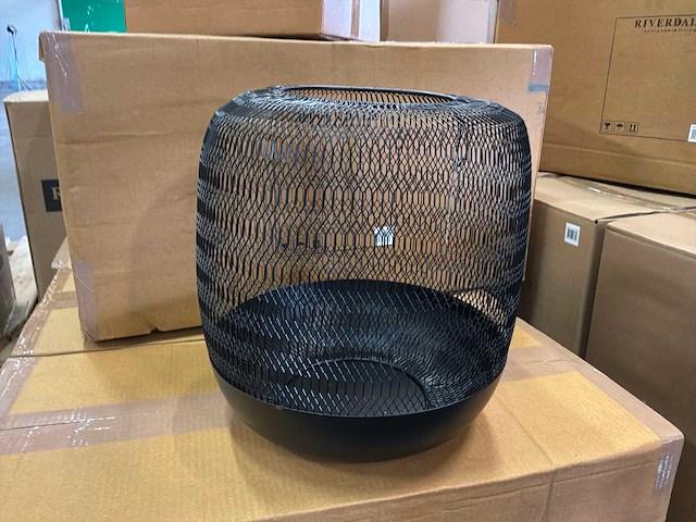 Riverdale windlicht oly 30cm zwart - afbeelding 3 van  4