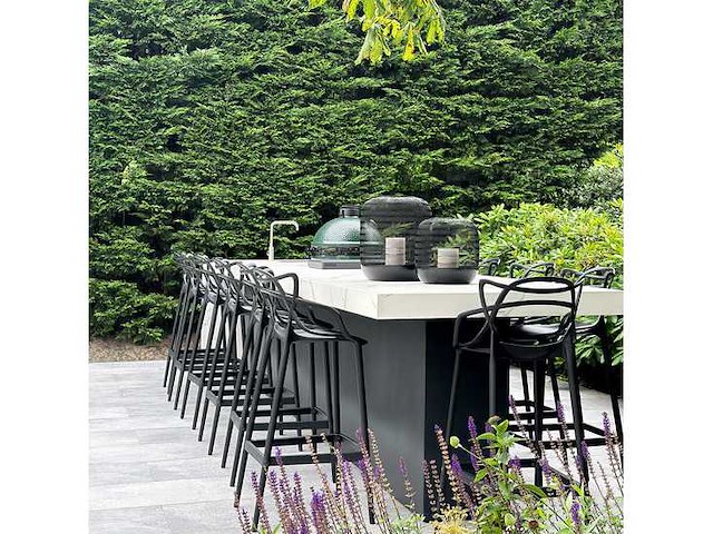 Riverdale windlicht oly 30cm zwart - afbeelding 1 van  7