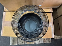 Riverdale windlicht oly 30cm zwart - afbeelding 6 van  7