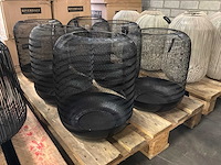 Riverdale windlicht oly 42 cm zwart (3x) - afbeelding 2 van  6