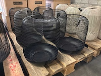 Riverdale windlicht oly 42 cm zwart (3x) - afbeelding 3 van  6