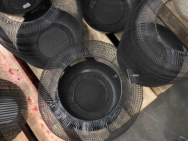 Riverdale windlicht oly 42 cm zwart (3x) - afbeelding 5 van  6