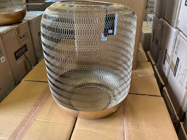 Riverdale windlicht oly 42cm goud - afbeelding 4 van  7