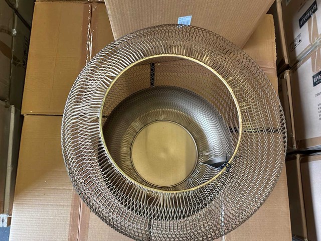 Riverdale windlicht oly 42cm goud - afbeelding 4 van  5