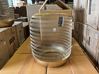 Riverdale windlicht oly 42cm goud - afbeelding 1 van  4