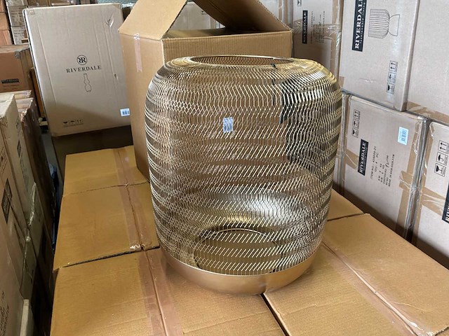 Riverdale windlicht oly 42cm goud - afbeelding 3 van  6