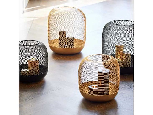 Riverdale windlicht oly 42cm goud - afbeelding 6 van  6