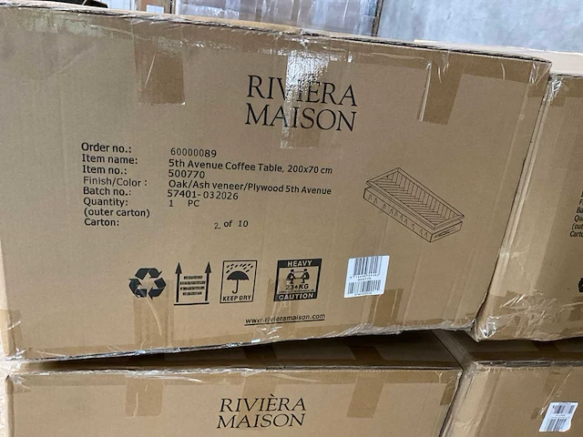 Riviera maison 5th avenue salontafel - afbeelding 11 van  11