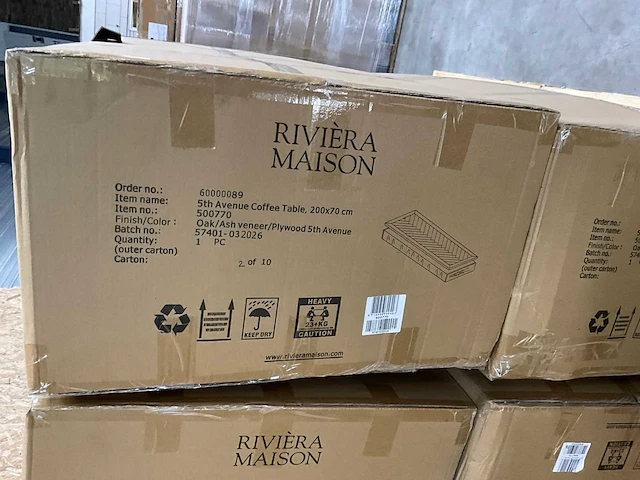 Riviera maison 5th avenue salontafel - afbeelding 11 van  11