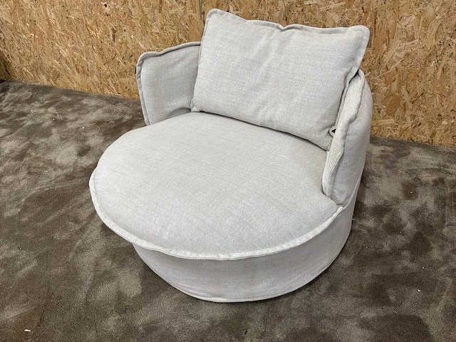 Riviera maison alcudia draaibare lounge fauteuil - afbeelding 4 van  8