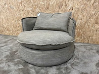 Riviera maison alcudia draaibare lounge fauteuil - afbeelding 4 van  11