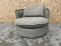 Riviera maison alcudia draaibare lounge fauteuil - afbeelding 6 van  11