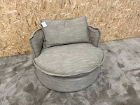 Riviera maison alcudia draaibare lounge fauteuil - afbeelding 9 van  11