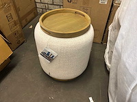 Rivièra maison babylon poef/bijzettafel - afbeelding 1 van  5