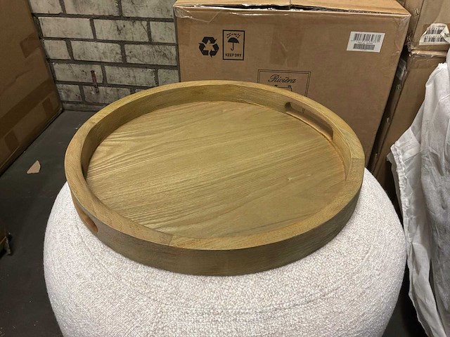 Rivièra maison babylon poef/bijzettafel - afbeelding 4 van  5