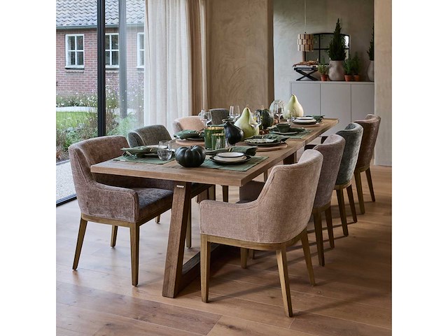 Riviera maison bali eetkamertafel - afbeelding 1 van  12