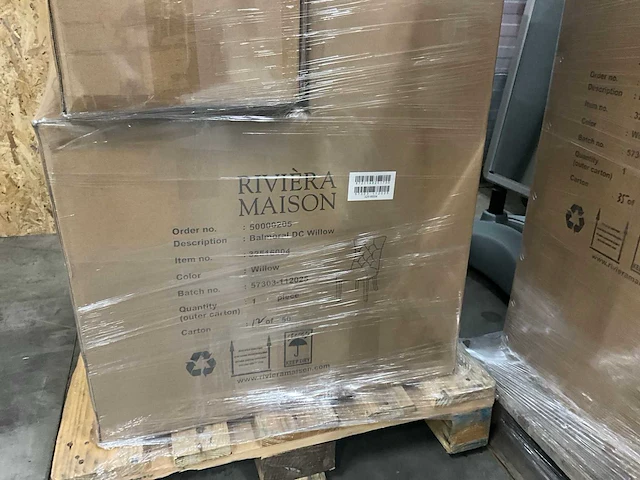 Rivièra maison balmoral mohair eetkamerstoel (6x) - afbeelding 7 van  7