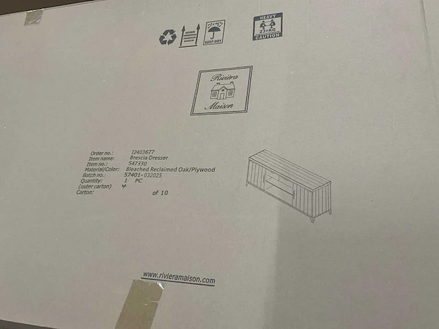 Rivièra maison brescia dressoir - afbeelding 8 van  9