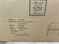 Rivièra maison cadiz loungestoel (2x) - afbeelding 4 van  4