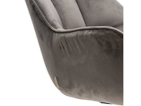 Riviera maison carnaby dac vel draaibare eetkamerstoel (4x) - afbeelding 2 van  2