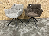 Riviera maison carnaby draaibare eetkamerstoel (2x) - afbeelding 1 van  8