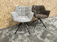 Riviera maison carnaby draaibare eetkamerstoel (2x) - afbeelding 5 van  8