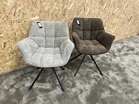 Riviera maison carnaby draaibare eetkamerstoel (2x) - afbeelding 6 van  8