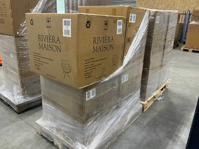 Rivièra maison carnaby draaibare eetkamerstoel (4x) - afbeelding 8 van  8