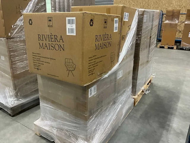 Rivièra maison carnaby draaibare eetkamerstoel (4x) - afbeelding 8 van  8