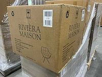 Rivièra maison carnaby draaibare eetkamerstoel (4x) - afbeelding 7 van  8