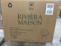 Rivièra maison carnaby draaibare eetkamerstoel (6x) - afbeelding 4 van  5