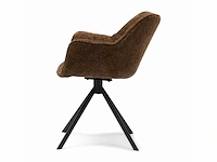 Rivièra maison carnaby draaibare eetkamerstoel (6x) - afbeelding 4 van  6