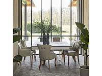 Rivièra maison chateau belvedere eetkamertafel 150x150 - afbeelding 3 van  9