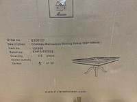 Rivièra maison chateau belvedere eetkamertafel 150x150 - afbeelding 8 van  9