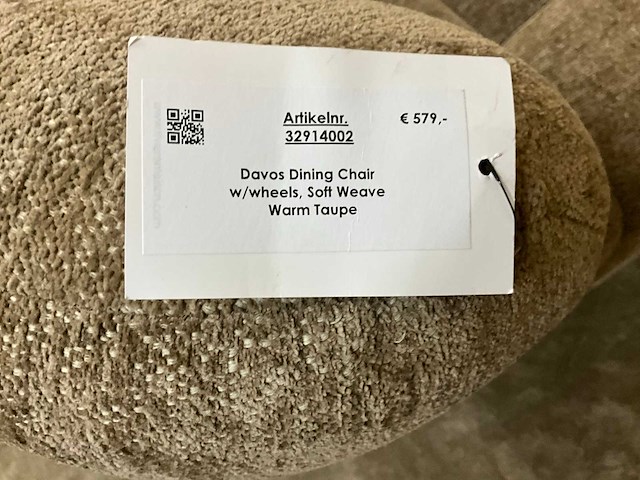 Riviera maison davos fauteuil verrijdbaar - afbeelding 2 van  10
