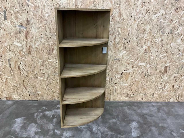 Riviera maison del rey boekenkast hoekmodel - afbeelding 1 van  4