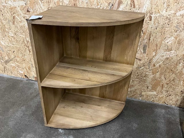 Riviera maison del rey boekenkast hoekmodel - afbeelding 1 van  5