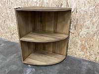 Riviera maison del rey boekenkast hoekmodel - afbeelding 3 van  5