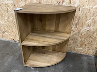 Riviera maison del rey boekenkast hoekmodel - afbeelding 1 van  8