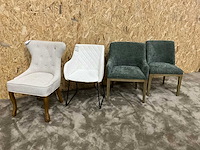 Riviera maison diverse eetkamerstoelen (4x) - afbeelding 1 van  15