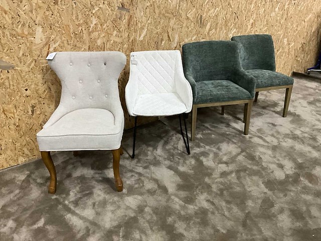 Riviera maison diverse eetkamerstoelen (4x) - afbeelding 9 van  15