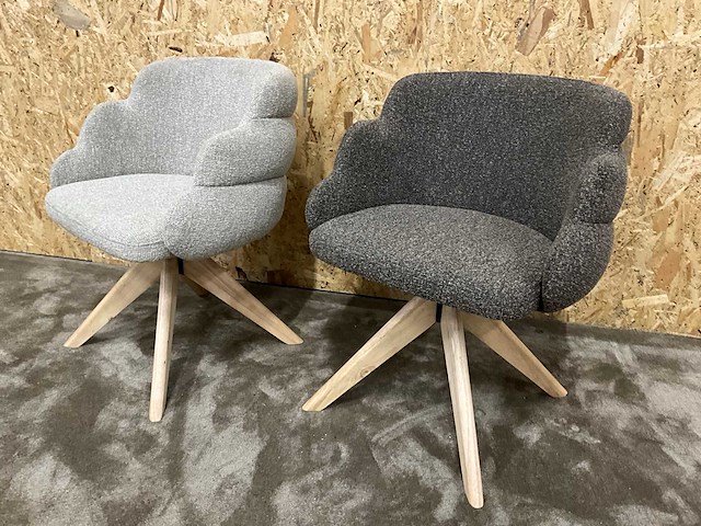 Riviera maison draaibare eetkamerstoel (2x) - afbeelding 1 van  7