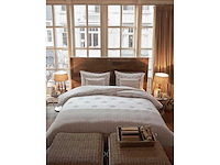 Riviera maison driftwood houten 2 persoons bed - afbeelding 3 van  4