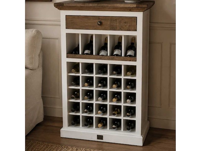 Riviera maison driftwood wijnkast - afbeelding 2 van  2