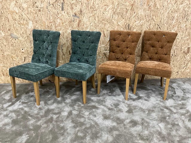 Riviera maison eetkamerstoel (4x) - afbeelding 1 van  9