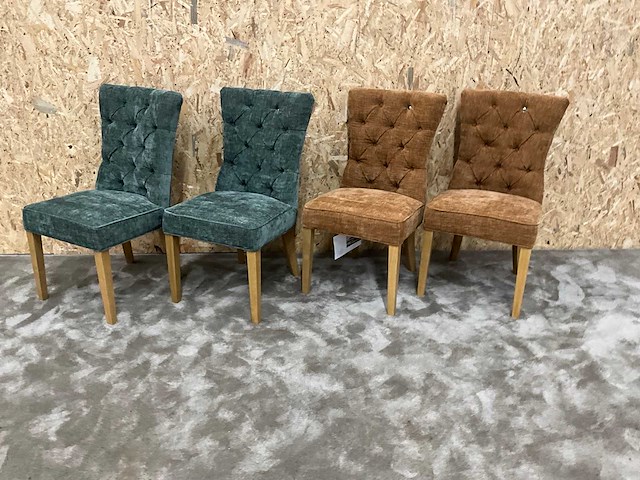 Riviera maison eetkamerstoel (4x) - afbeelding 2 van  9