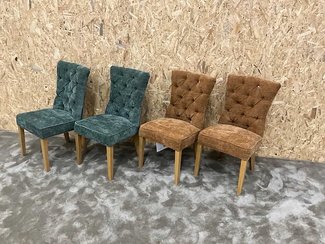 Riviera maison eetkamerstoel (4x) - afbeelding 4 van  9