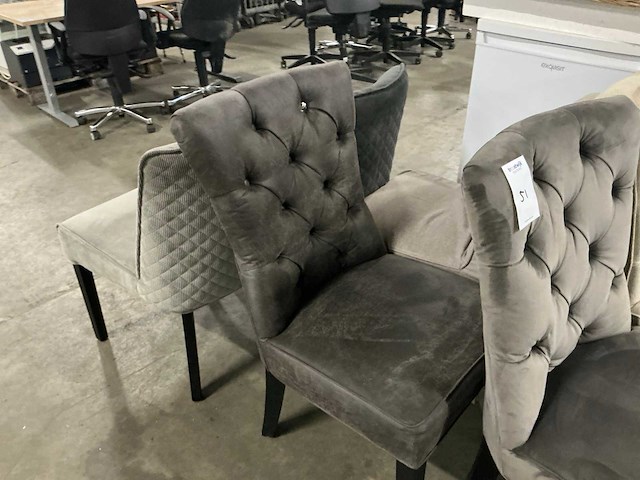 Rivièra maison eetkamerstoel (6x) - afbeelding 6 van  9