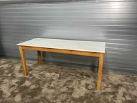 Rivièra maison eetkamertafel met marmerenblad - afbeelding 1 van  11